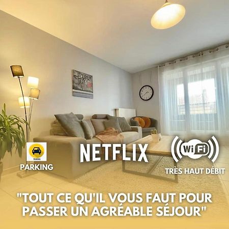 L'idéal Cosy-wifi-Netflix et Garage Vienne  Exterior foto